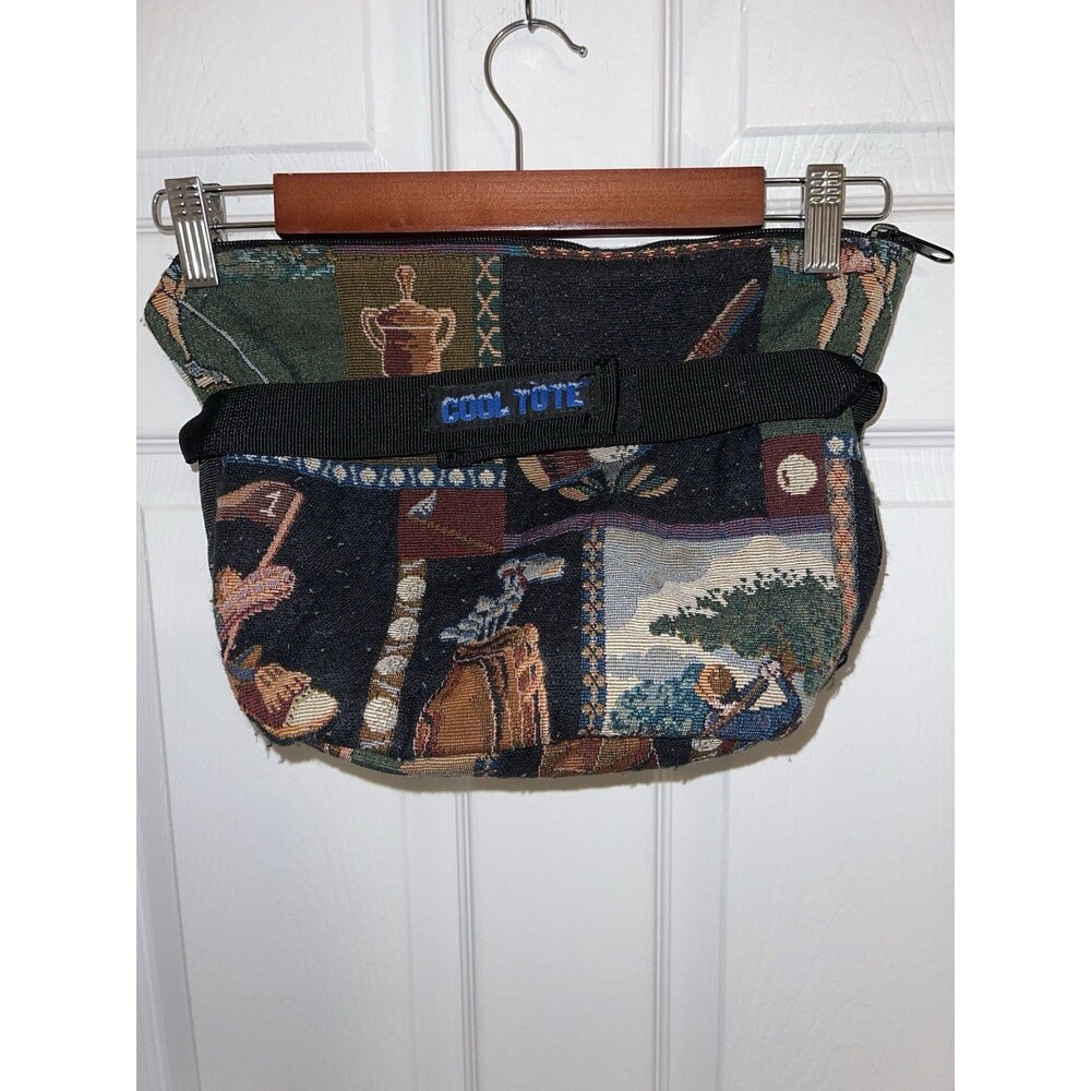 Cooler Bag Unisex Multi Golf Tapestry Picnic Lunch Insulated Zipper Tote Bag